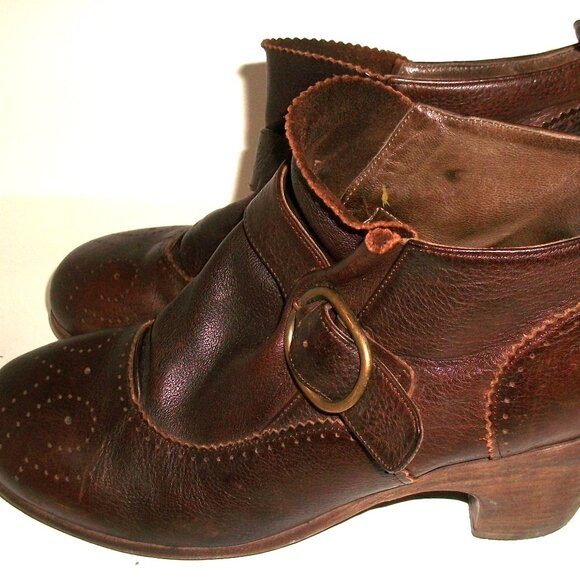 Pep Monjo Spain Handmade Eco-Friendly Low-Heel Booties 9M $325 - Picture 4 of 10